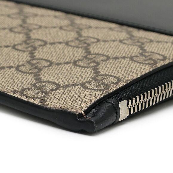 Gucci Clutch Bag 495017 GG Supreme Black - Picture 3 of 5